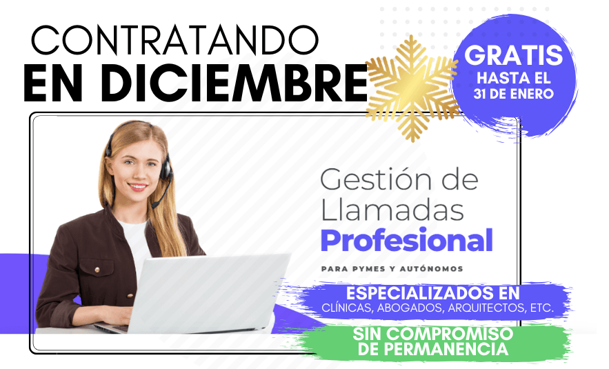 oferta gestion de llamadas diciembre