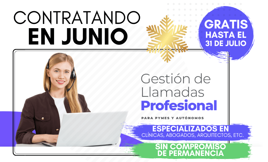oferta gestion de llamadas junio